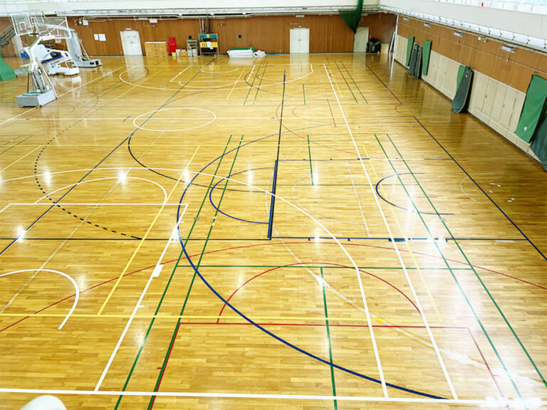横須賀市B大学バスケットコート新ルール変更工事